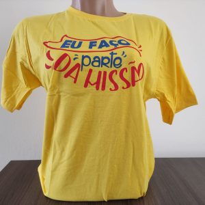 Camisa infantil Missões Kids – Amarela